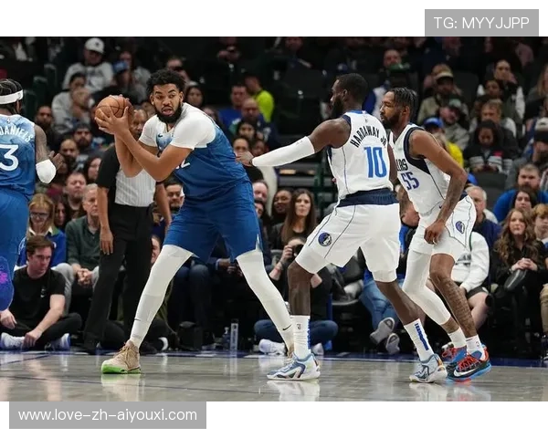 唐斯中路三分命中，森林狼巩固领先